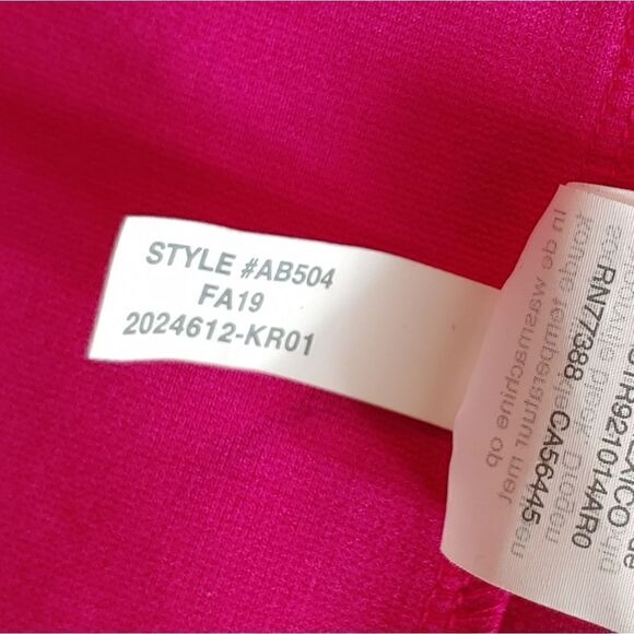NWT J. Crew dress fuchsia large - Picture 10 of 12